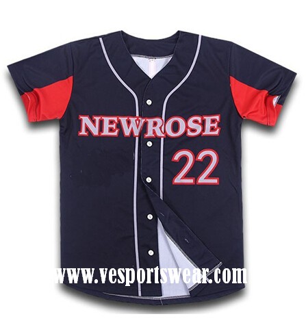 cheap sublimation baseball jersey