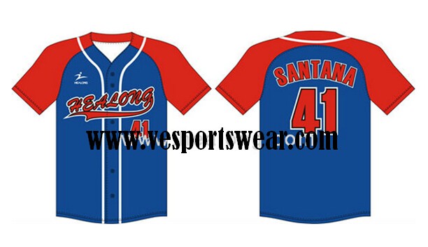 polyester baseball jersey