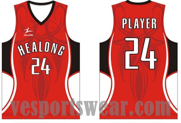 Sublimated basketball jersey pictures