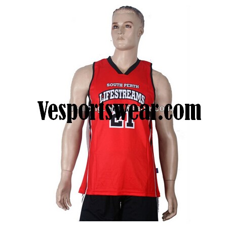 Sublimation customized basketball jersey yellow