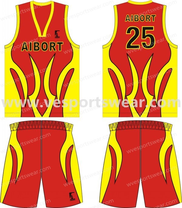 Cool Dry Term Sublimation Custom Basketball Jersey