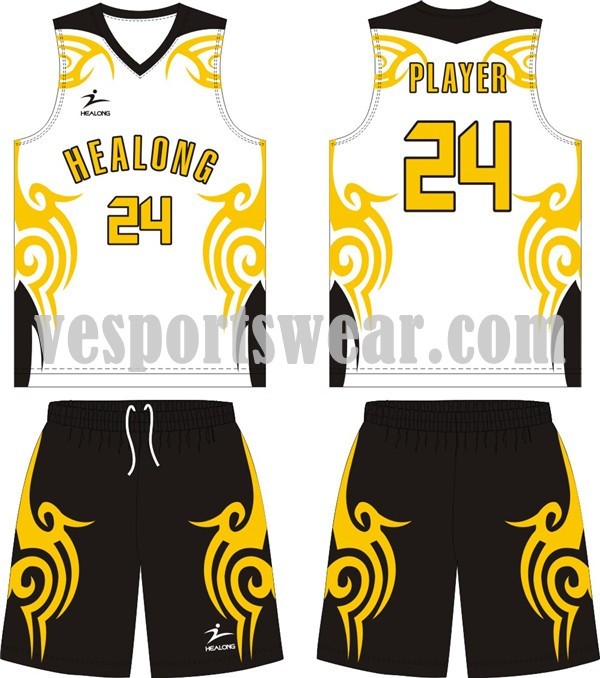 New sublimation basketball jersey design