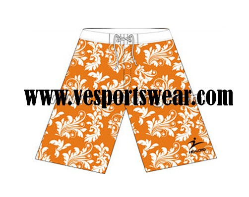 100 polyester pro custom print board shorts