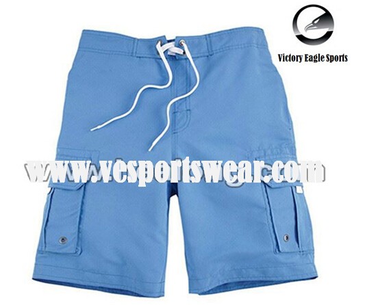 custom blue board shorts sublimation Printing