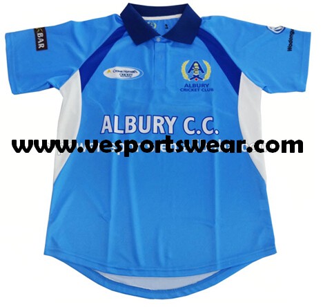 Cheap custom sublimation cricket team jersey