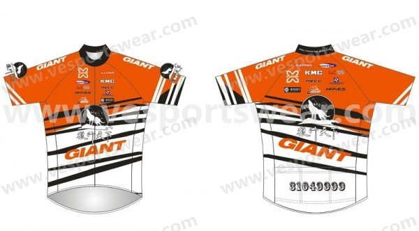 Custom made short sleeves bicycle jerseys