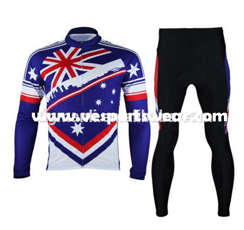 new design team long sleeve cycling sets