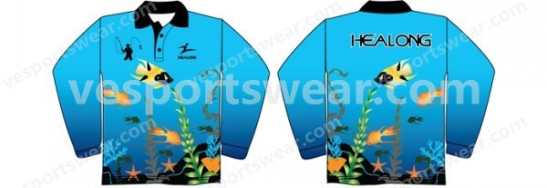 sublimated fishing wear