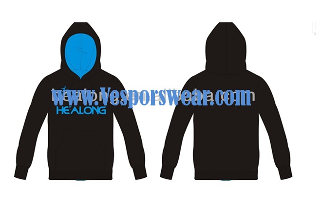 sublimated embroidery Hoodie uniform pullover