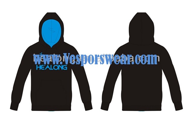 sublimated knitted hood men pullover