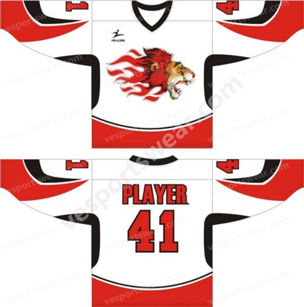 2014 digital printed ice hockey jerseys