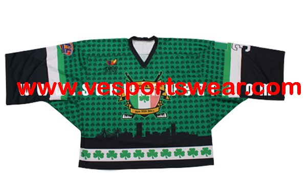 Digital printing ice hockey shirt