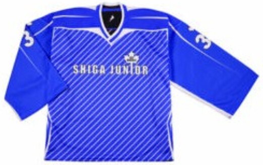 Short sleeve hockey jersey with 100% polyester