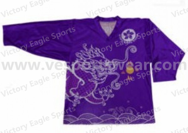 colorful sublimation printing ice hockey jersey