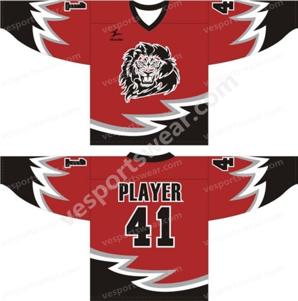 digital sublimated printed hockey jersey
