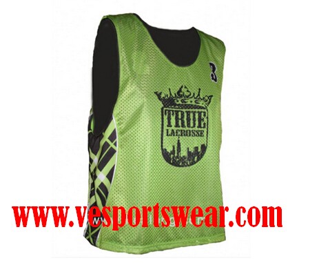 high quality green sublimation lacrosse jerseys
