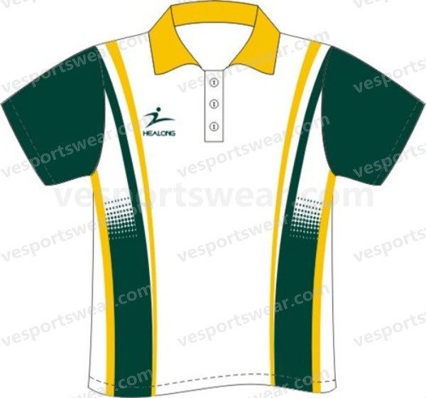 fancy sublimation multicolored polo shirt design