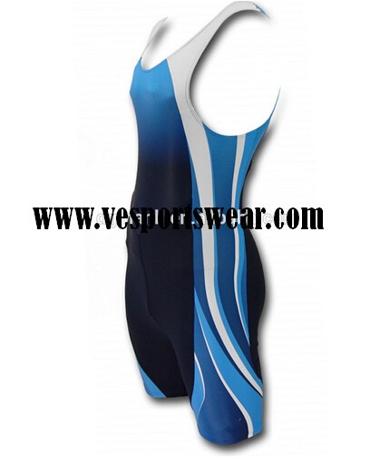 discount blue sublimation rowing suit