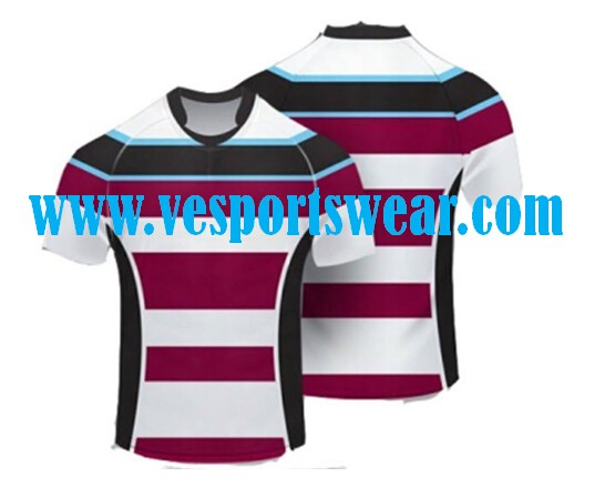 Oem rugby jersey made in guangzhou
