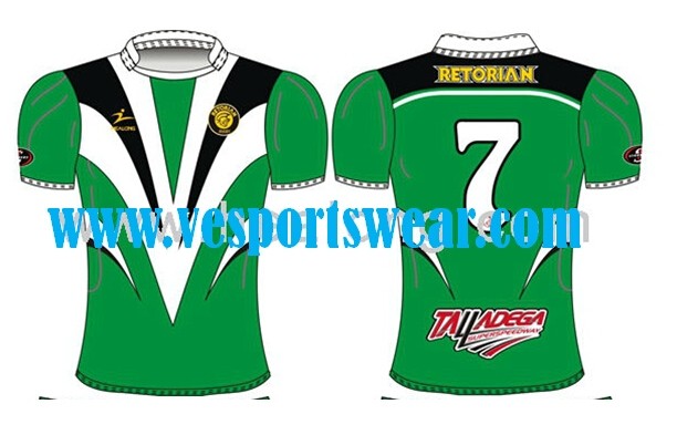 Oem school latest sublimation rugby shirt