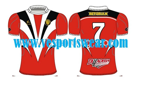 Oem school sublimation rugby training wear