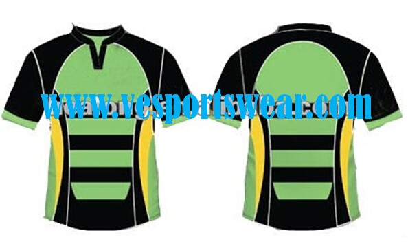 Oem sublimation polyester rugby shirts for men