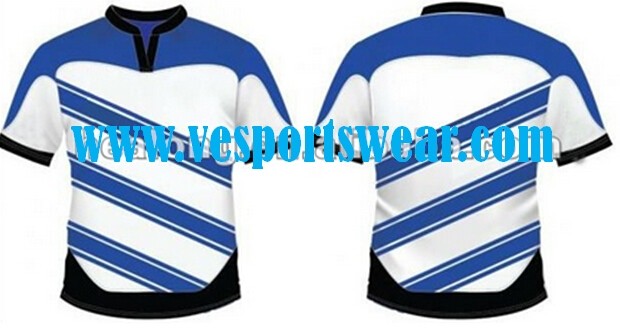 sublimation yellow rugby jersey