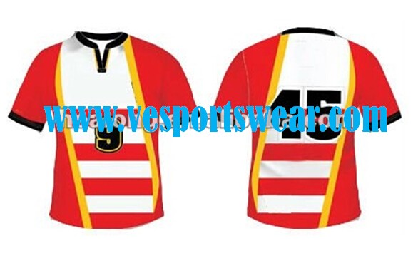 wholesale stylish sublimation school rugby shirt