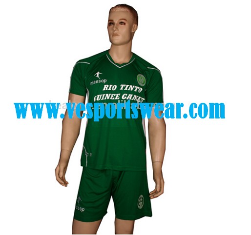 100% polyester custom printing soccer uniform