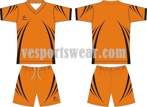 100%Polyester sublimation soccer uniform wholesale