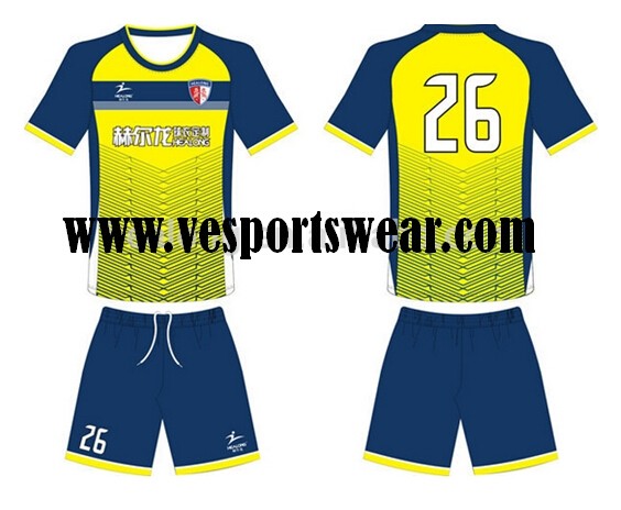 100%polyester top quality soccer apparel