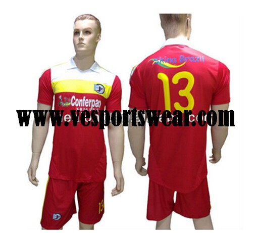 2014 New sublimation soccer jersey