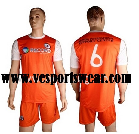 Cheap sublimation soccer suit for men