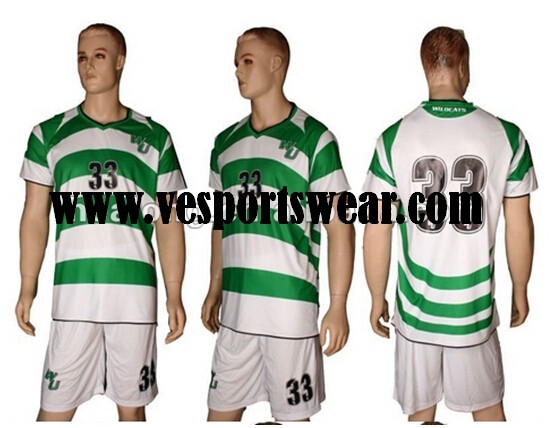 Custom soccer uniform shirt for  2014