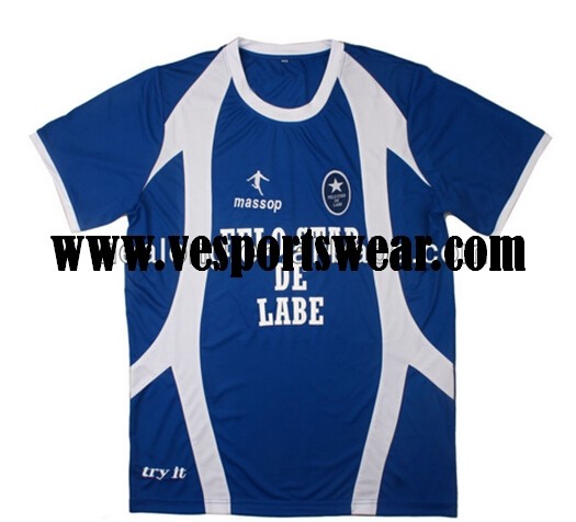 Hot sale sumlimation polyester football jersey