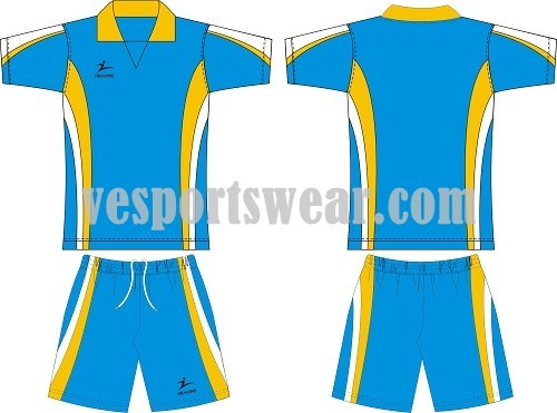 Latest 100% polyester sublimation soccer uniform