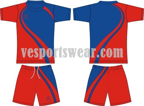 Team soccer set with sublimation
