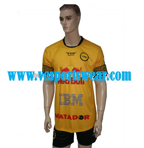 sublimated polyester 2014 soccer jersey for adult