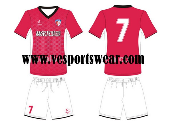 wholesale  sublimation mens soccer kit