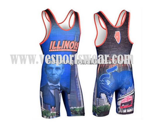 Custom plus size wrestling singlets