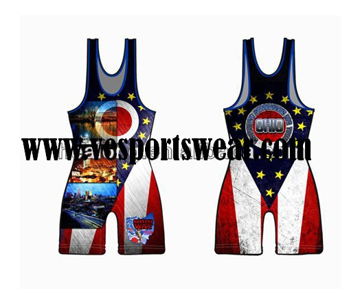 custom design youth kids wrestling singlets