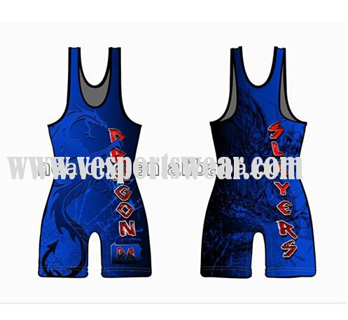 custom lycra spandex wrestling singlets