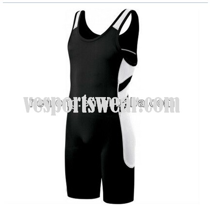 wholesale printed wrestling singlets for men