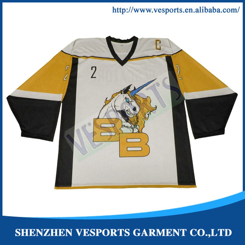 Wholesale blank ice hockey jerseys